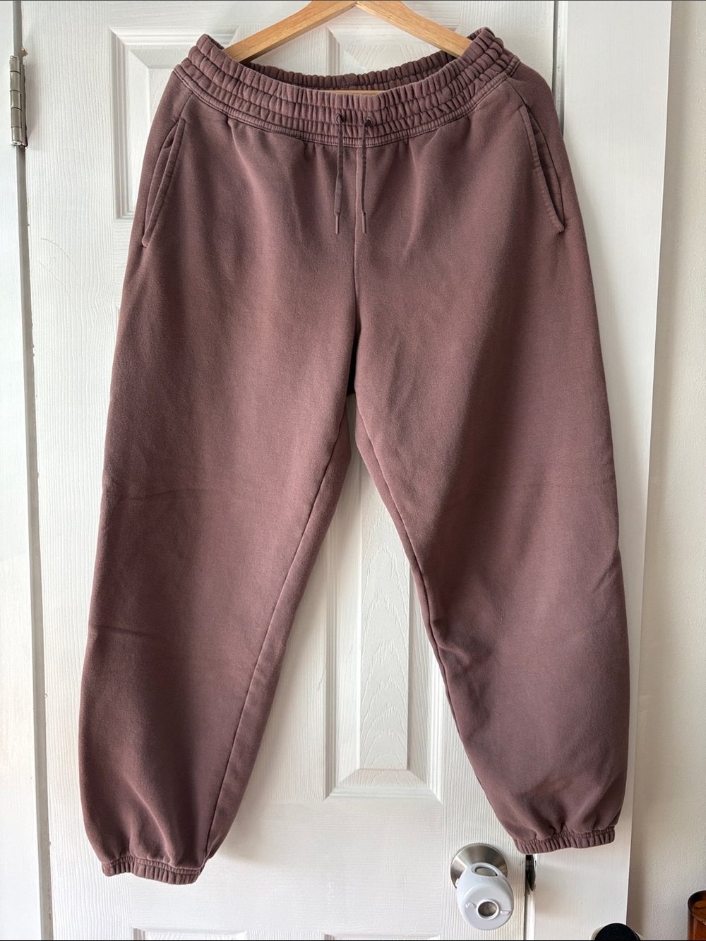 Athleta Dusty Rose Elastic Waist Joggers